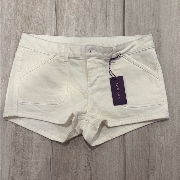 Lascana White American Flag Shorts - Picture 1 of 4